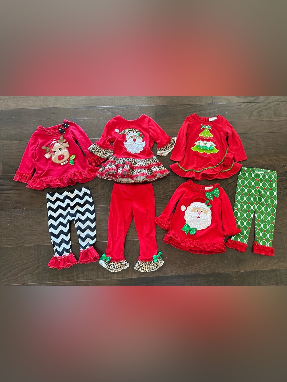 Emily Rose and assorted Holiday Girls Matching Sets - Santa, Reindeer & Tree